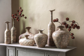735397 | Coldin vase oval S - taupe | PTMD 