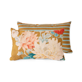TCU0034 | printed cushion, spring (60x35cm) | HKliving - Begin november verwacht!