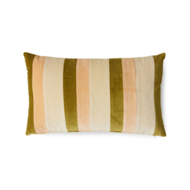 TKU2195 | Striped velvet cushion Fields (60x35) | HKliving 