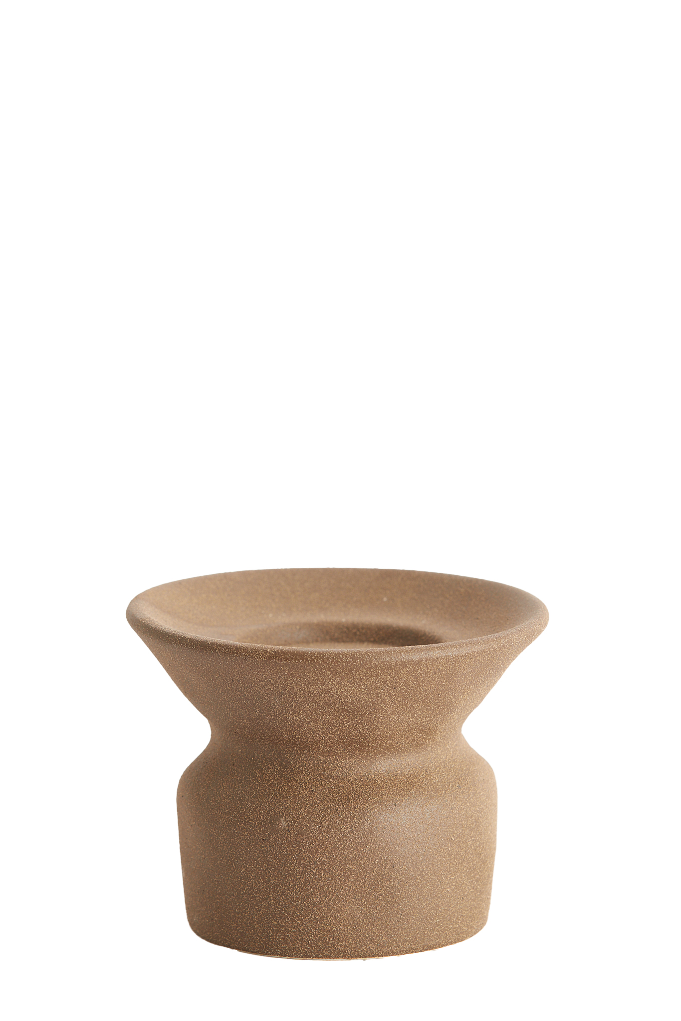 6079683 | Kandelaar Ø12x9 cm ATRANI - mat bruin | Light & Living - Binnenkort verwacht!