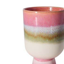 AFC0008 | Retro flower pot - rosefield | HKliving - Eind juni verwacht!