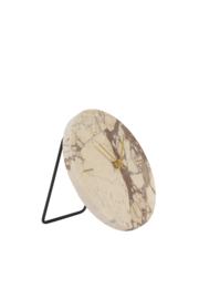 7112617 | Klok Ø20 cm JENAY - burgundy/crème | Light & Living - Binnenkort verwacht!