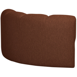 377458-RM | Mojo hoekelement - bouclé roestbruin melange | WOOOD