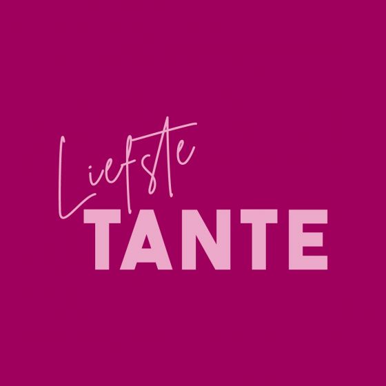 TE3018 | Tegeltje liefste tante | HomeBound by KY