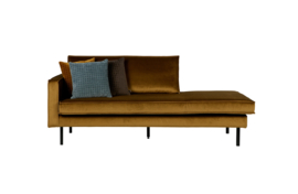 800743-14 | Rodeo daybed left - velvet honing geel | BePureHome