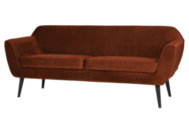 340451-126 | Rocco sofa 187 cm - fluweel roest | WOOOD