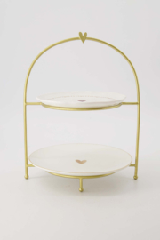 Etagere metaal hartje - goud | Zusss 