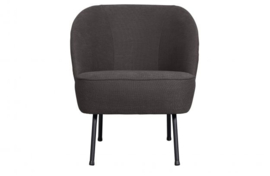 800748-DG | Vogue fauteuil - geweven stof donkergrijs | BePureHome