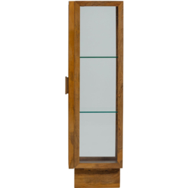 377619-N | Kella 1-deurs kast - mango hout naturel | WOOOD