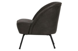 800748-01 | Vogue fauteuil - leer zwart | BePureHome