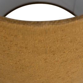 801396-T | Loft vloerlamp - metaal/bouclé tapenade 130xø30cm | WOOOD
