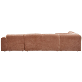 375074-E | Cloud hoekbank links - geweven chenille terra | WOOOD