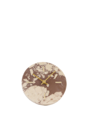 7112517 | Klok Ø15 cm JENAY - burgundy/crème | Light & Living - Binnenkort verwacht!