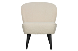 375690-C | Sara fauteuil - bouclé creme | WOOOD