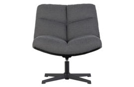 377118-A | Vinny draaifauteuil - Bouclé antraciet | WOOOD Exclusive