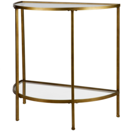 800889-A | Goddess sidetable - antique brass | WOOOD