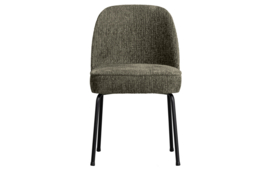 800816-FR | Vogue eetkamerstoel - structure velvet frost | BePureHome