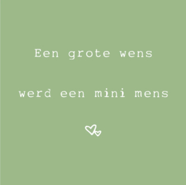 TE2632 | Tegeltje een grote wens | HomeBound by KY