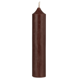 7211-65 | Short dinner candle - chocolate Ø:2.2 H:11 | IB Laursen - Binnenkort verwacht!