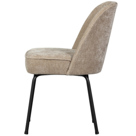 800816-SA | Vogue eetkamerstoel - 3D Chenille sand | BePureHome