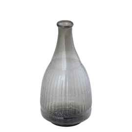 722221 | Fann recycled glass vase C - brown | PTMD