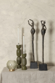 724159 | Cairy candleholder L - green | PTMD