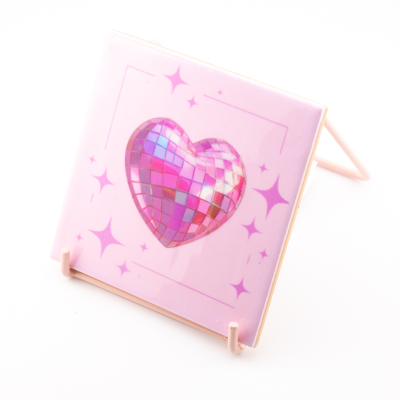 TE3043 | Tegeltje hart discobal | HomeBound by KY