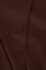  Crepe marocain blouse - bruin | Zusss - Binnenkort verwacht!!