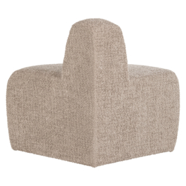 377901- WD | Mojo eetbank hoek rond rugleuning - wollig donkerzand | WOOOD