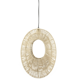 221767 | Pendant lamp Ovo 1 - natural | By-Boo