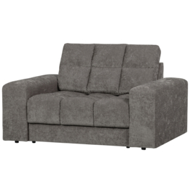 379006-M | Second date loveseat - velvet grijs | WOOOD