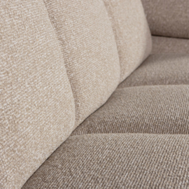 377456/7-EM | Mojo 2-zits element met arm (links of rechts) - bouclé beige melange | WOOOD