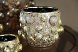 722562 | Giulia dotted pot M - gold | PTMD