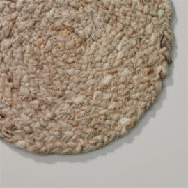 Karpet Maze rond - camel | Beside Rugs