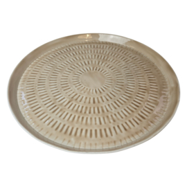 273391 | Evry plate Ø38cm - brown | Mansion Atmosphere