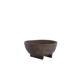 6612784 | Schaal op voet Rosana M - donkerbruin | Light & Living 