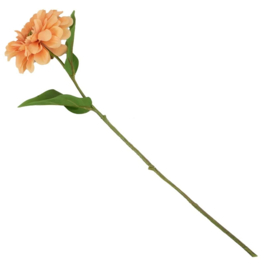 BZ1555 | Kunstbloem Zinnia 45 cm - perzik | HomeBound by KY 