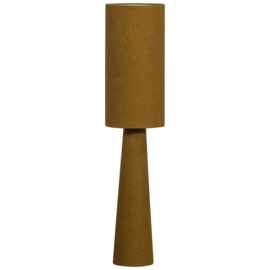 801396-T | Loft vloerlamp - metaal/bouclé tapenade 130xø30cm | WOOOD