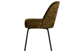 800816-BR | Vogue eetkamerstoel - structure velvet brass | BePureHome