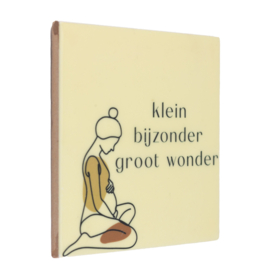 TE2673 | Tegeltje klein bijzonder groot wonder | HomeBound by KY 