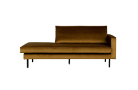 800746-14 | Rodeo daybed right - velvet honing geel | BePureHome