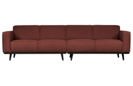 378657-C | Statement 4-zits bank 280 cm - bouclé chestnut | BePureHome