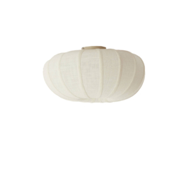 9209243 | Ceiling lamp Ø50x24,5 cm ZOSIA - linen cream | Light & Living