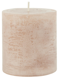 4175-43 | Rustic candle - rose Ø:7 H:7.5 | Ib Laursen