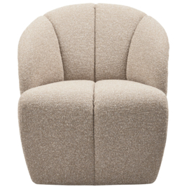 377463-EM | Mojo draaifauteuil - bouclé beige melange | WOOOD