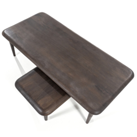 95751 | Salontafel set Jiska - bruin | Eleonora