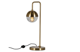 801028-A | Globular tafellamp metaal antique brass | BePureHome