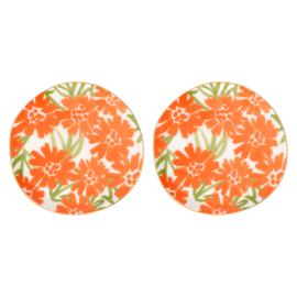 108505 | UNC Good Morning plates Ø12 (set of 2) - palesa carrot | Urban Nature Culture