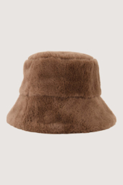 Fluffy bucket hat - hazelnut | Zusss