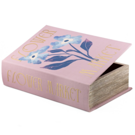 ZB0742 | Opbergboek koffietafel market 27x18cm | HomeBound by KY